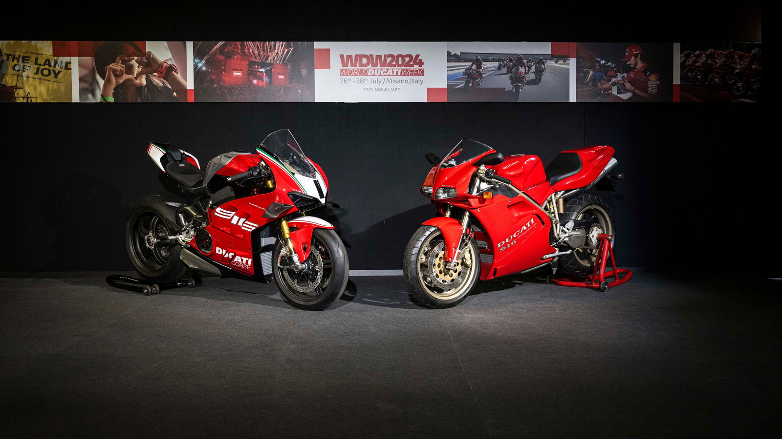 Ducati Panigale V4 916 30th Anniversario, Ducati 916, WDW 2024 press conference